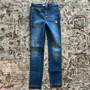 Madewell 10” High Rise Skinny Jeans
